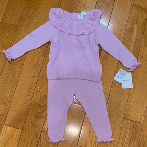 Lavender Ruffled Baby Outfit